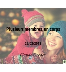 Plusieurs membres, un corps - Claude Greder - CD