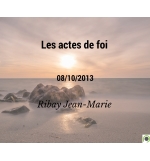Les actes de foi - Jean-Marie Ribay -  CD ou DVD