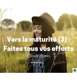 Vers la maturité (3) : Faites tous vos efforts - Claude Greder - CD ou DVD