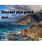 Dieu est plus grand que… - Claude Greder - CD ou DVD