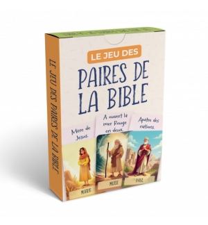 Jeu de cartes "Les paires de la Bible"