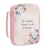 Housse pour Bible large "Le Seigneur remplit ma vie de bonheur"
