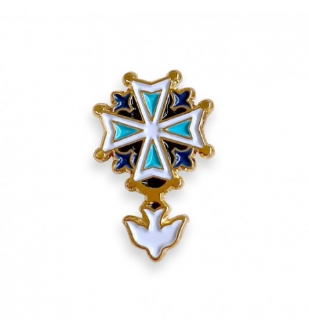 Pin's croix huguenote Pin's croix huguenote