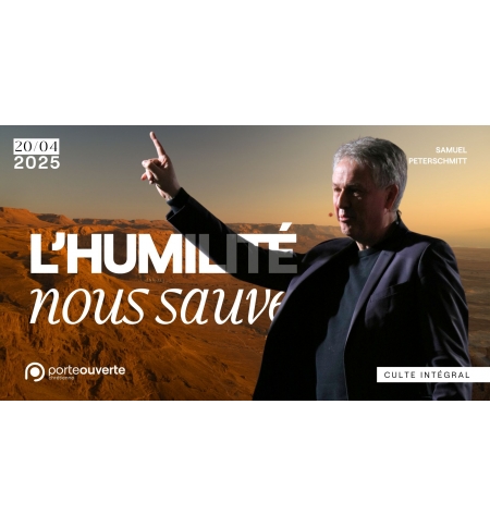 L'humilité nous sauve - Samuel Peterschmitt - MP3 L'humilité nous sauve - Samuel Peterschmitt - MP3