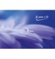 Carte Avec Message Goutte d'eau sur une fleur...