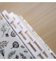 Cavaliers autocollants pour Bible Ancien et Nouveau Testaments BLANC