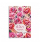 Carnet floral "Le Seigneur remplit ma vie de bonheur"