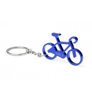 Porte-clé "Vélo" bleu