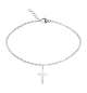 Bracelet argenté - "Bless you- Collection" - croix
