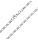 Chaîne gourmette argent 925 (70cm)