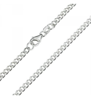 Chaîne gourmette argent 925 (70cm)
