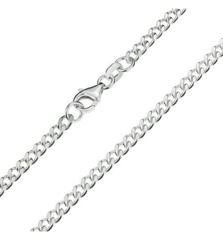 Chaîne gourmette argent 925 (70cm) Chaîne gourmette argent 925 (70cm)