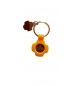 Porte-clés Croix/JHS Orange