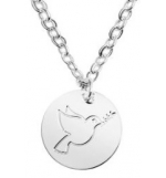 Chaîne argenté - "Bless you- Collection" - Colombe