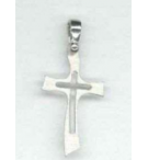 Croix/ croix découpé - argenté 925‰ (20x24mm)