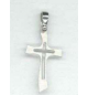 Croix/ croix découpé - argenté 925‰ (20x24mm)