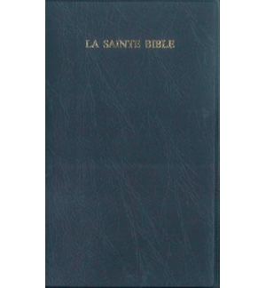 La Sainte Bible, Louis Segond 1910, bleu marine, compacte
