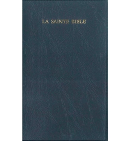 La Sainte Bible, Louis Segond 1910, bleu marine, compacte