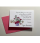 Carte Double"Joyeux Anniversaire" | Vase chèvrefeuille avec Esaïe 46.4 
