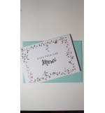 Carte Double - Juste Pour Dire Merci -