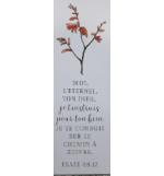  Signet Crocosmia avec verset  Esaïe 48.17 