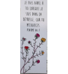  Signet Portulaca avec Verset Psaume 86v7