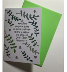 Carte Double Tiges et baies Avec Verset Philippiens 4v19