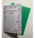 Carte Anniversaire de Mariage avec Verset Philippiens 1v9-10