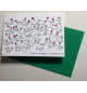 Carte Double Rosier Grimpant Avec Verset  Corinthiens 13v14