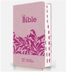 Bible Segond 21 compacte (Premium Style) couverture souple, toile rose avec pail