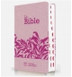 Bible Segond 21 compacte (Premium Style) couverture souple, toile rose avec pail