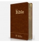 Bible Segond 21 compacte (Premium Style) couverture souple, cuir brun, avec tran