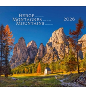 Calendrier montagnes beautés naturelles 2026