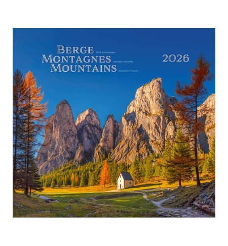 Calendrier montagnes beautés naturelles 2026