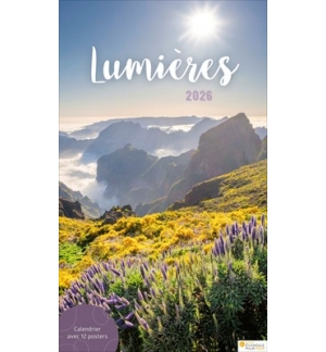 Calendrier lumières 2026 - 12 posters A3 photos la nature avec versets