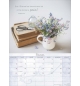 Calendrier moments de joie 2026 - 1 case par jour avec 12 photos de fleurs