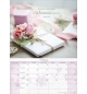 Calendrier moments de joie 2026 - 1 case par jour avec 12 photos de fleurs
