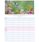 Calendrier multiplanning 2026 - A suspendre 5 colonnes avec photos