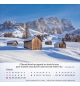 Calendrier montagnes 2026 - A poser - 12 photos couleurs avec versets