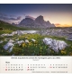 Calendrier montagnes 2026 - A poser - 12 photos couleurs avec versets
