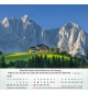 Calendrier montagnes 2026 - A poser - 12 photos couleurs avec versets