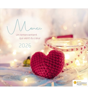 Calendrier merci 2026 - A poser ou à suspendre