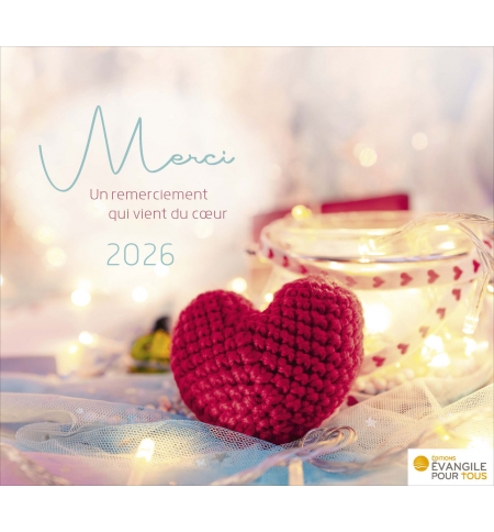 Calendrier merci 2026 - A poser ou à suspendre