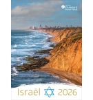 Calendrier Israël 2026 - A suspendre 1 case par jour avec 12 photos