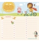 Calendrier anniversaire perpétuel pour enfants - A poser ou à suspendre