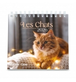 Calendrier Chats à poser 2026