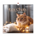 Calendrier 2026- Nos amis les chats (grand format)