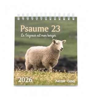 Calendrier 2026- Psaume 23 (petit format)