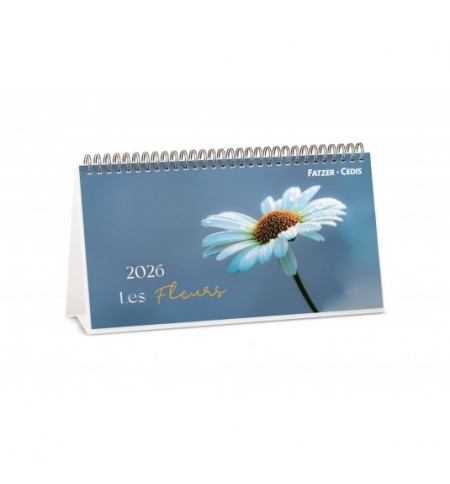 Calendrier Fleurs 2026 avec versets bibliques