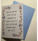 Carte Double Couleurs d'Automne Avec Verset Marc 10v27